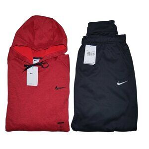 Nike Therma-Fit 2 PC Sweatsuit Men's Size 3XLT Fleece Tracksuit Gift Set NWT